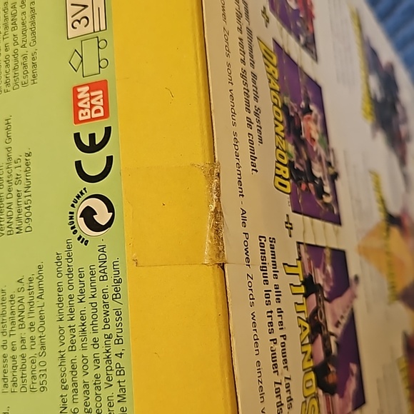 1993 Power Rangers Dragonzord Factory Sealed - Picture 6 of 16